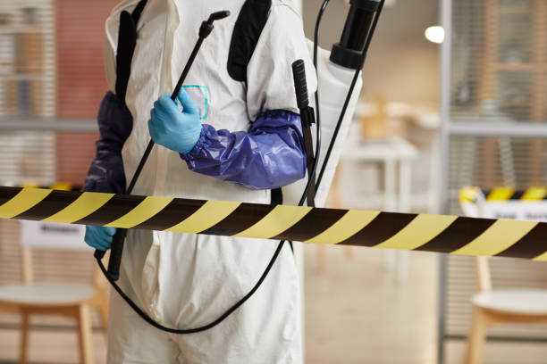 Professional Infectious Disease Decontamination technician working in Bridgeport, IL
